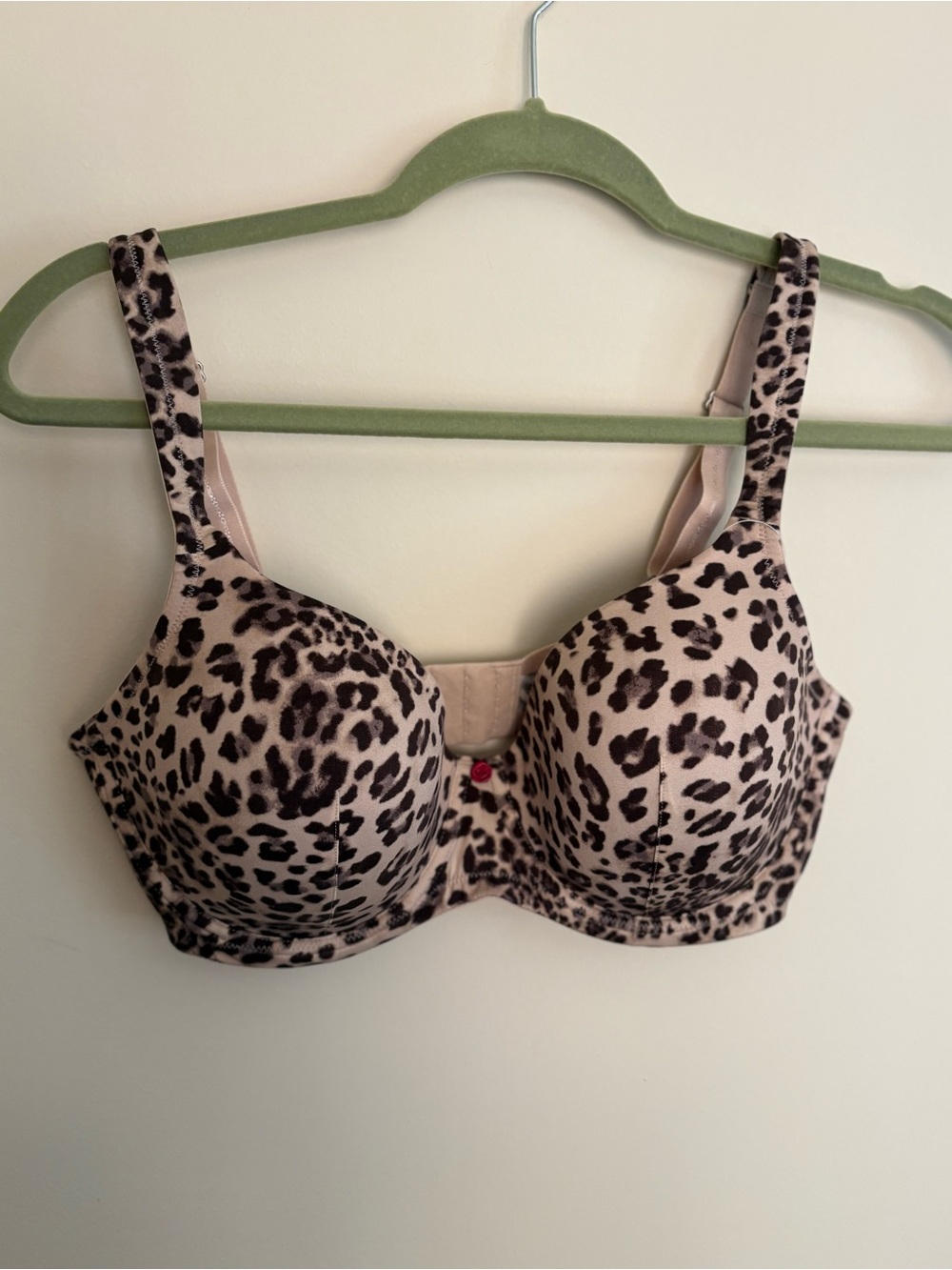 Soma Leopard Print Underwire Classic Allura T Shirt Bra